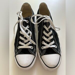 Black Converse sneakers